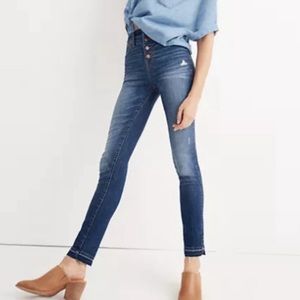 Madewell high rise skinny jeans size 28